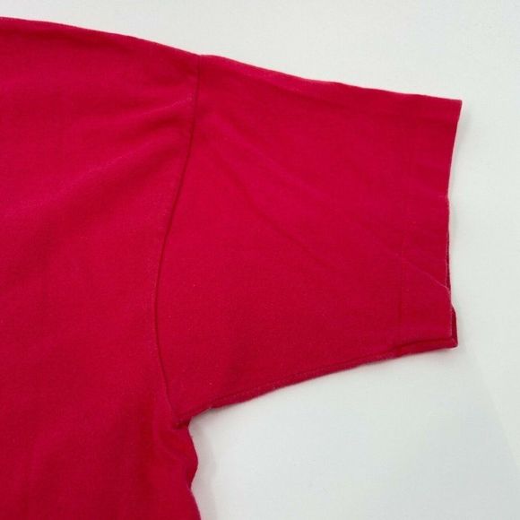 Vintage Fruit of the Loom Ladies Casualwear Single Stitch T Shirt Blank XL Pink - Picture 2 of 5